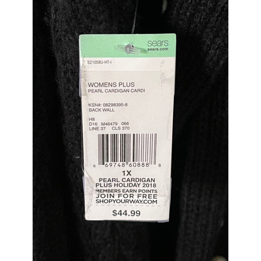 Women's Plus Cardigan Sweater Size 1X New - Picture 8 of 16